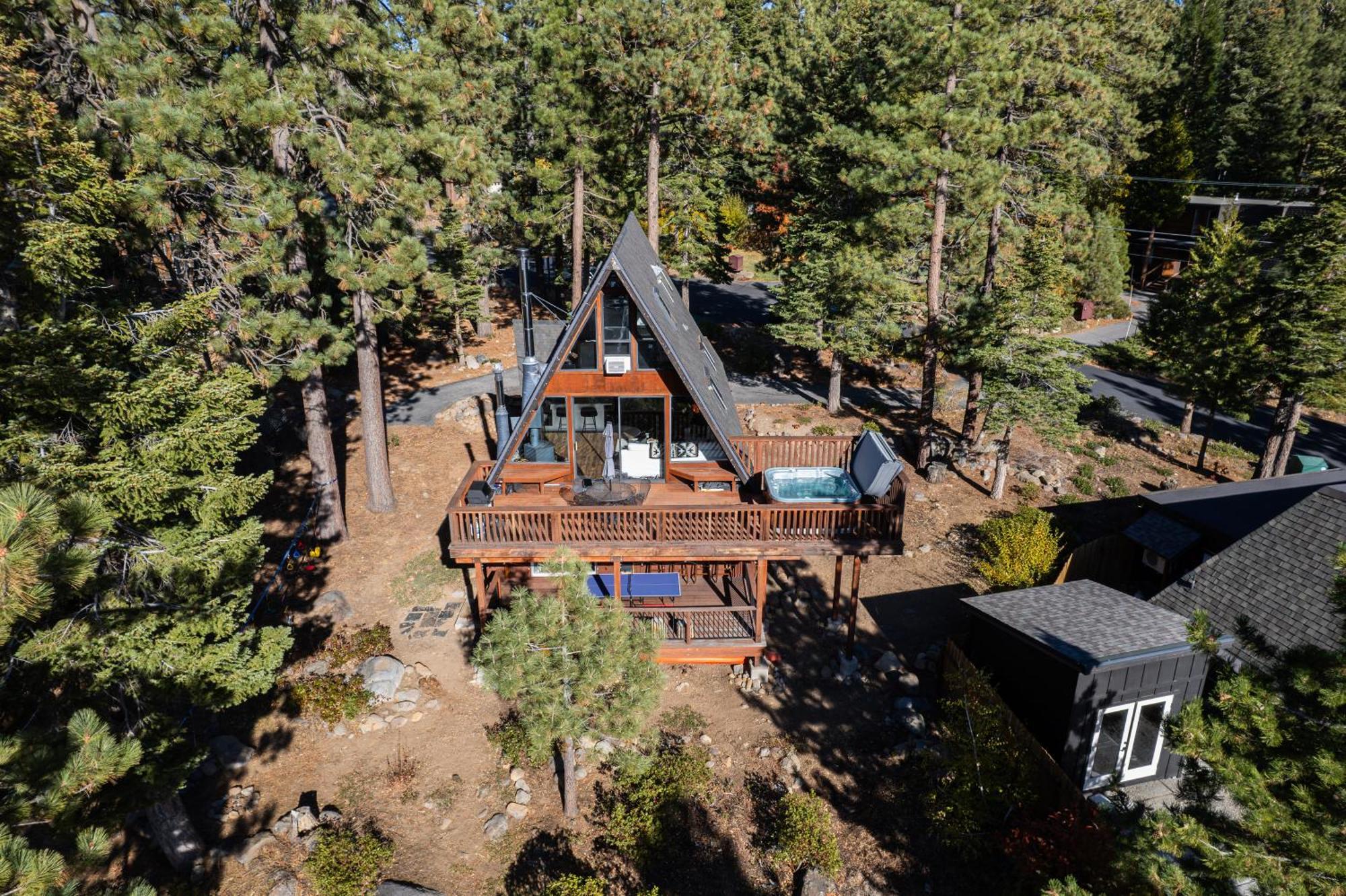 A-Frame Cabin With Hot Tub & Close To Lake Tahoe Tahoe City Dış mekan fotoğraf